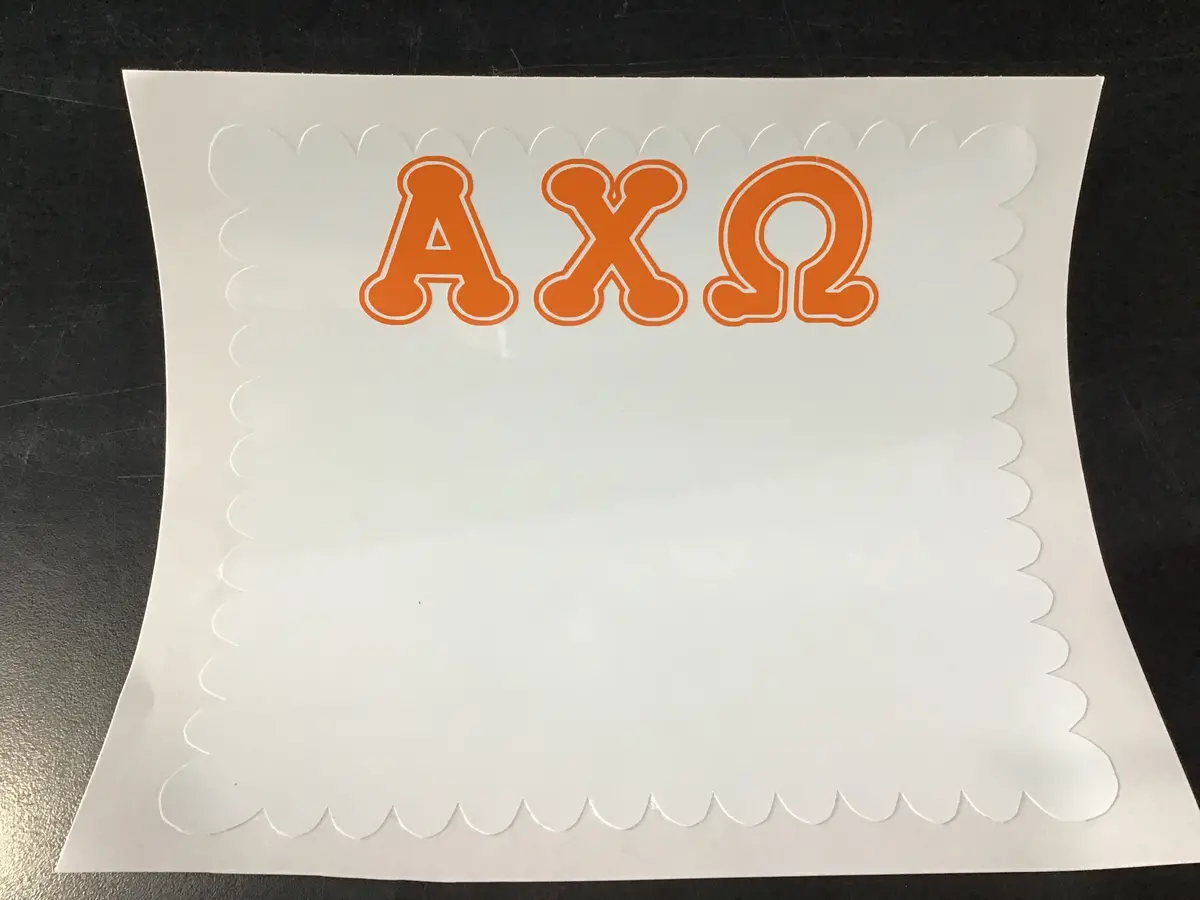 Alpha Chi Omega Sticky White Board - Discontinued 1