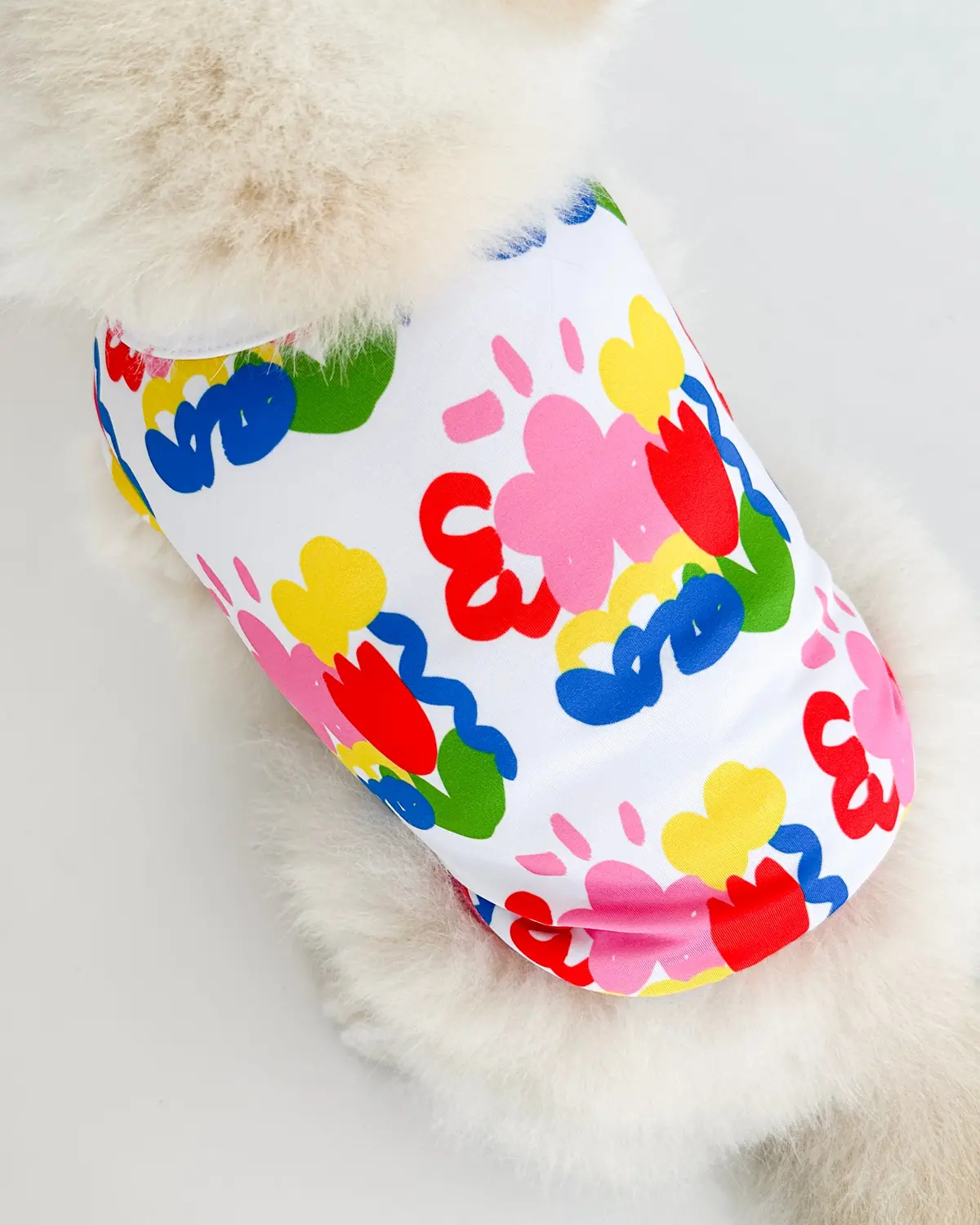 Garden Scribbles Cooling Dog Tee (Final Sale) 1