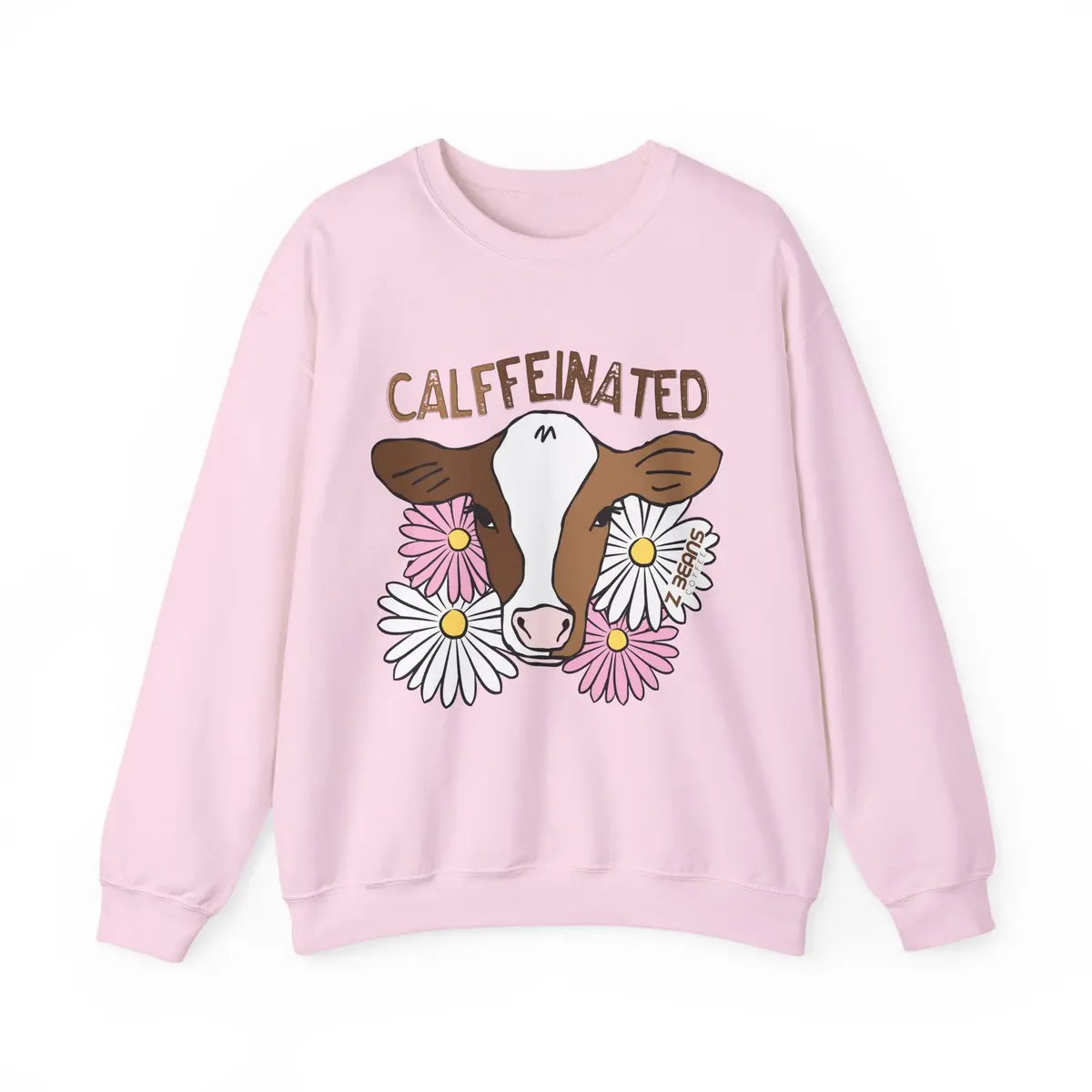 Calffeinated Z Beans Crewneck Sweatshirt 3