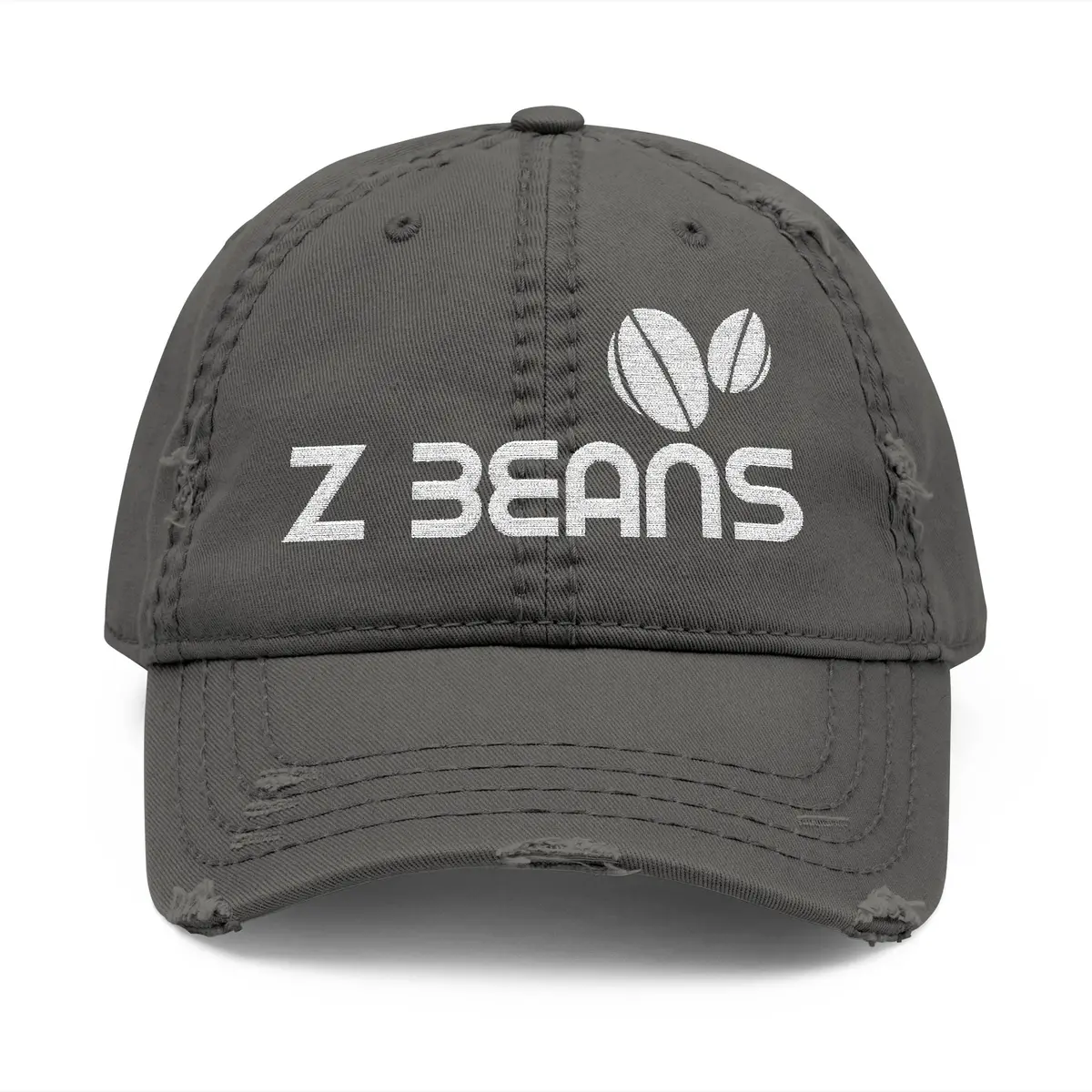 Distressed Embroidered - Z Beans Hat 2