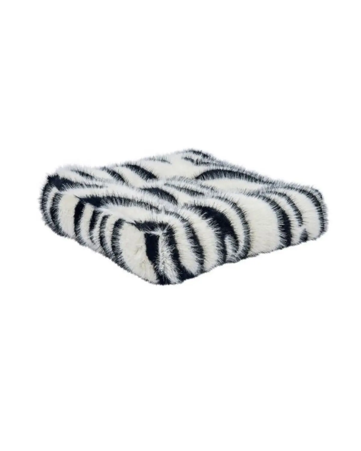 Piazza Dog Bed In Black & White Bengal Print (In-Store) 1