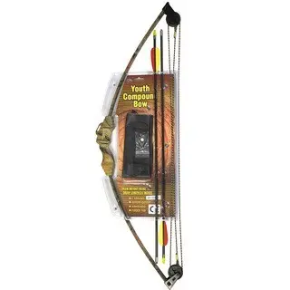 10Lbs Youth Compound Bow Kit (Camo) 1