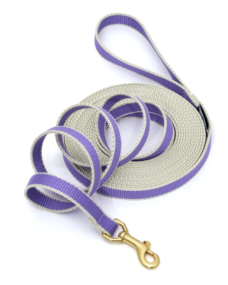 Color Market Dog Training Leash In Lavender (Made In The Usa) 1