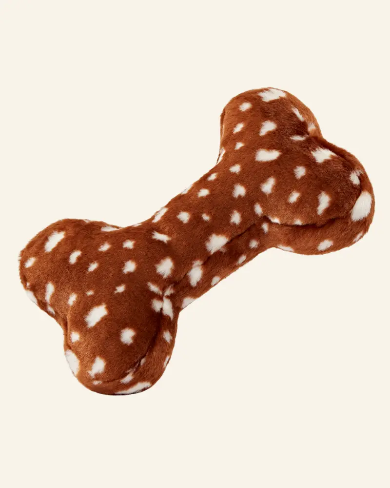 Bambi Bone Plush Dog Toy 1