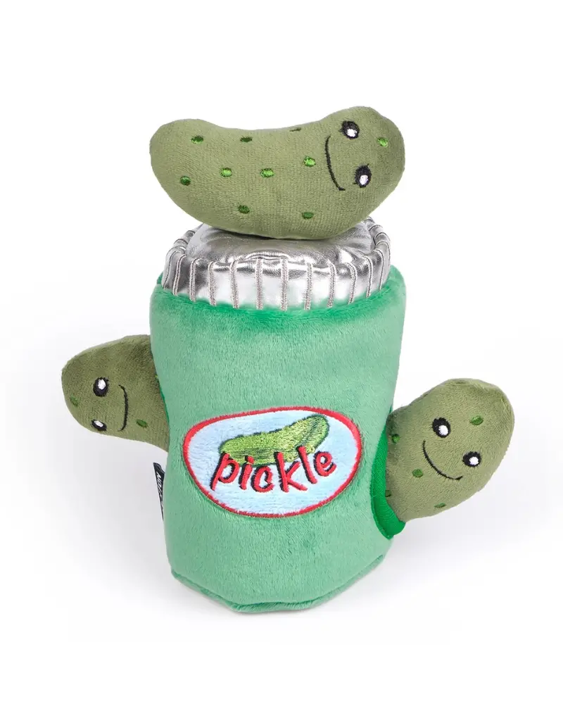 Hide & Seek Pickle Jar Dog Toy 1