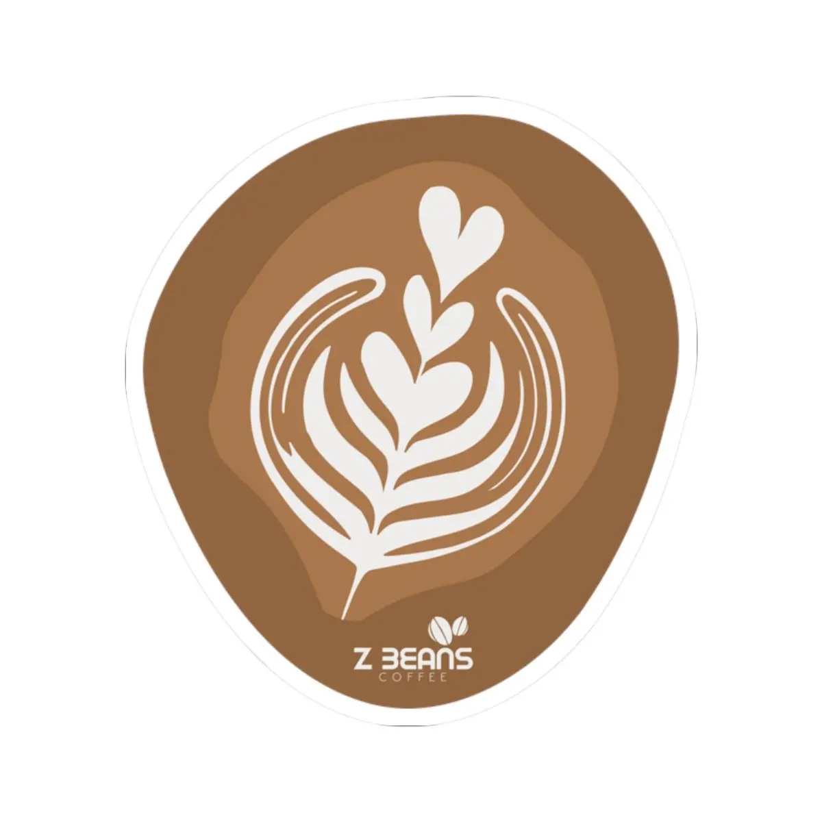 Z Beans Latte Sticker 1