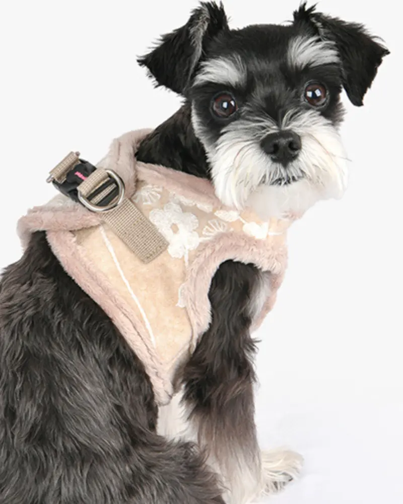 Celandine Lined Vest Harness In Beige (Final Sale) 1