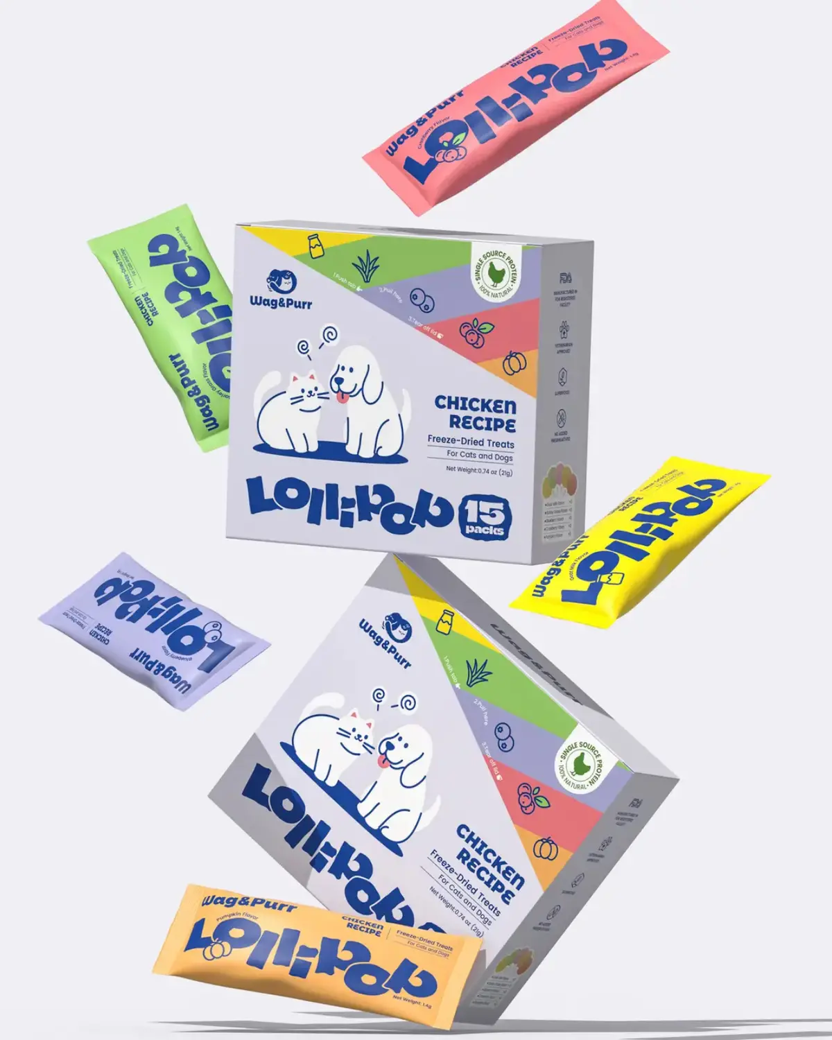 Freeze-Dried Chicken Lollipop Treats For Cats And Dogs 1