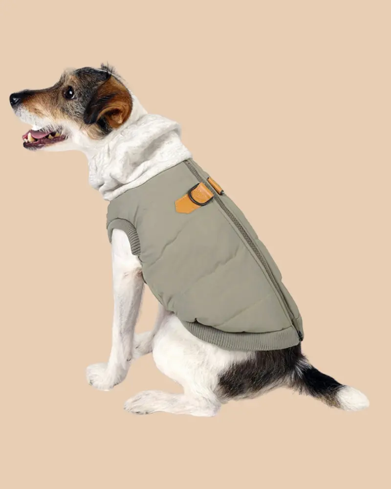 Warm Up Harness Jacket In Beige 1
