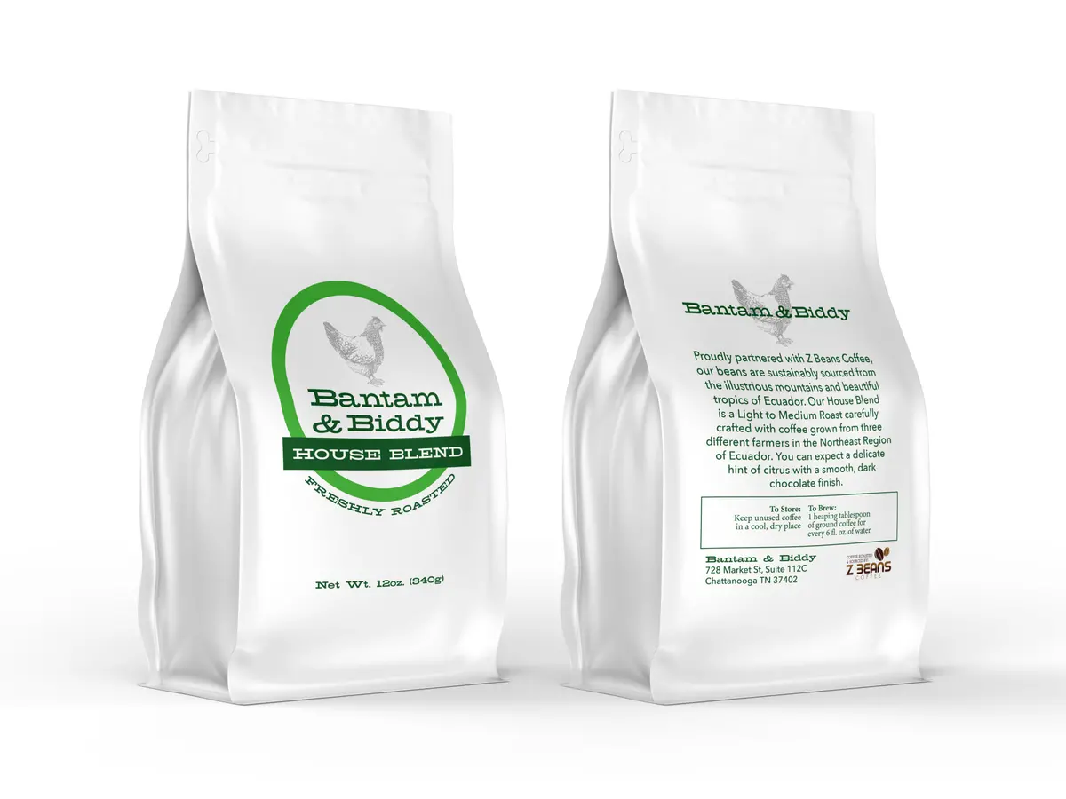 Bantam & Biddy - Amelia Island 12Oz. Bags - House Blend - 8Ct Per Case 1