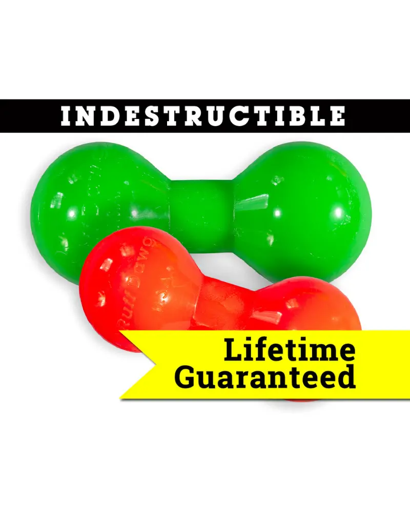 Bar-Bell Rubber Dog Toy(Guaranteed Tough)(Made In The Usa) 4