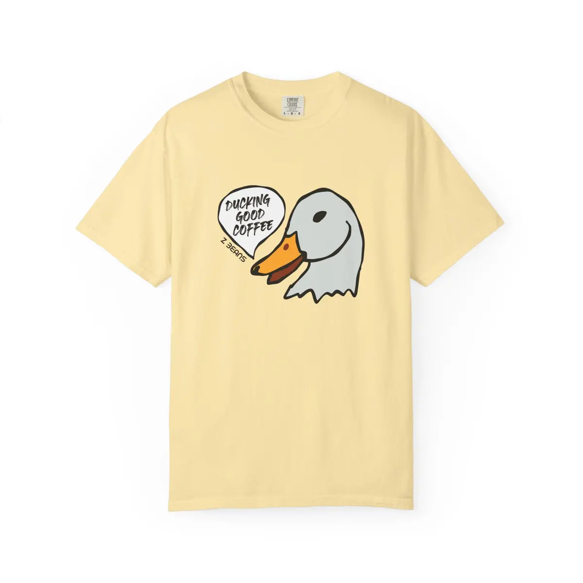 Ducking Good Coffee Comfort Colors Tee 2