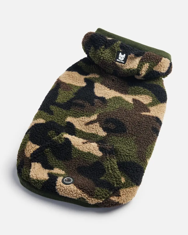Hunter Sherpa Dog Hoodie In Camo<Br>((Final Sale)) 1
