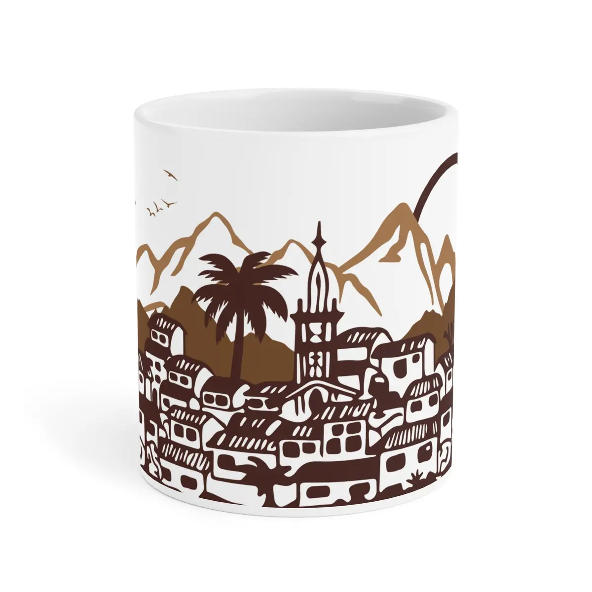 Zaruma Cityscape Ceramic Mug 3
