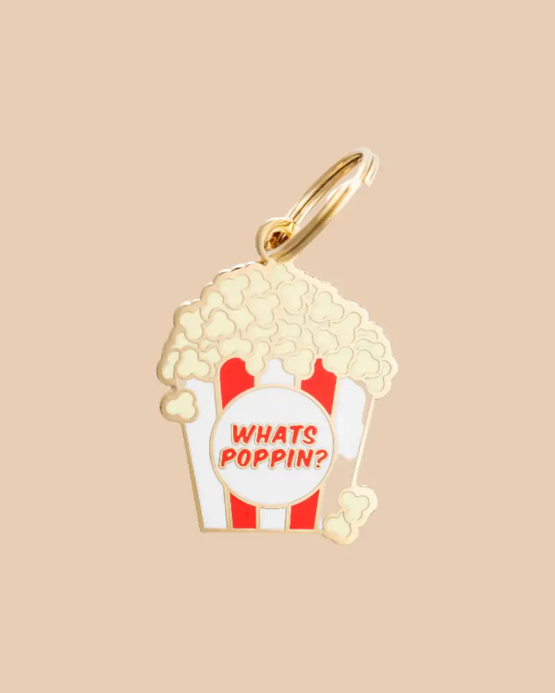 What's Poppin? Id Tag (Custom/Drop-Ship) 1