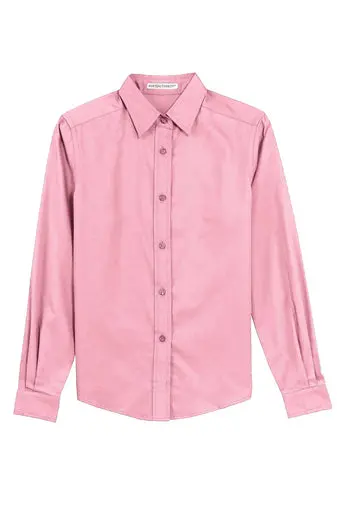 Alpha Kappa Alpha Ladies Long Sleeve Easy Care Shirt 6