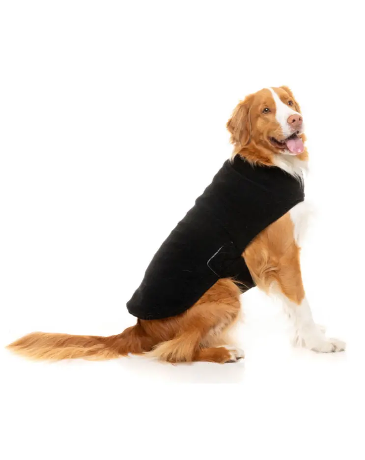 Black Teddy Wrap Dog Vest << Clearance >> 1