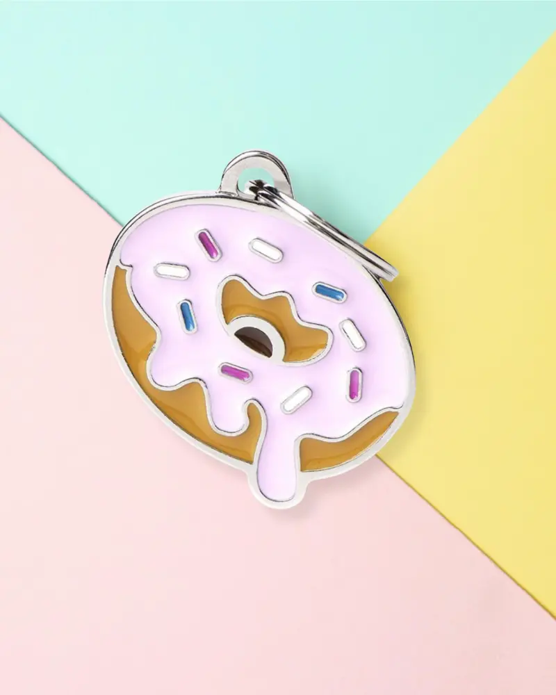 Dogs Love Donuts Custom Pet Id Tag 1