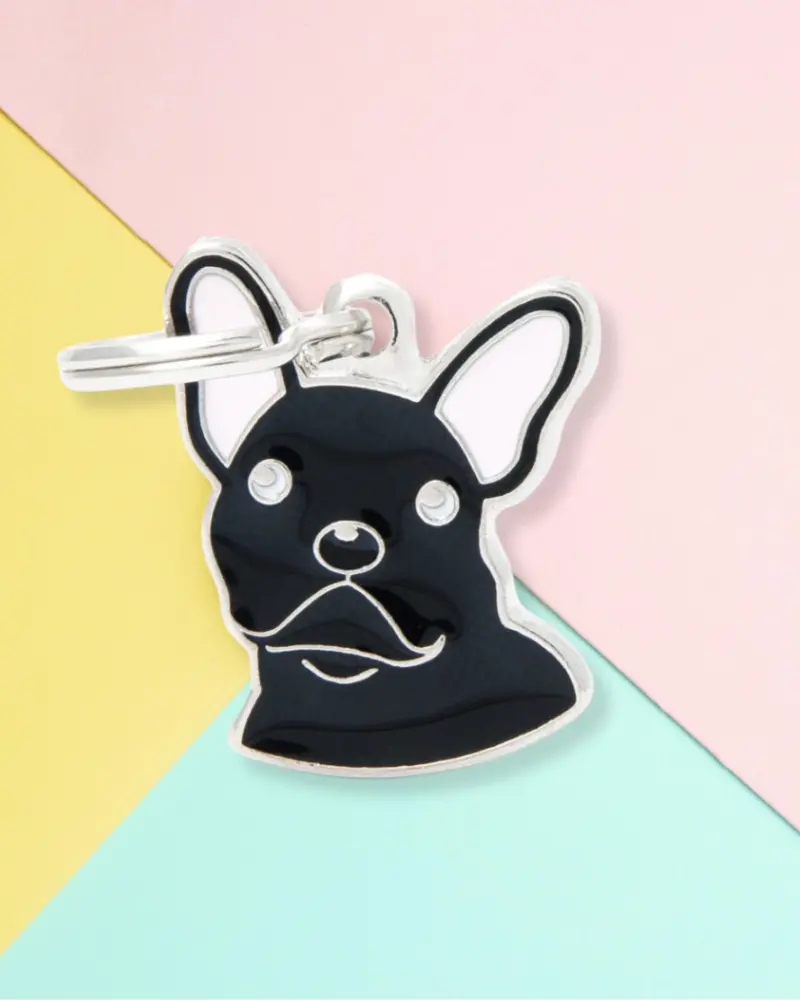 Funky Frenchie Custom Pet Id Tag 1