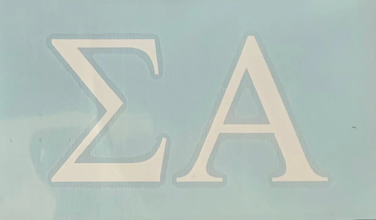 Sigma Alpha Vinyl Decal 1