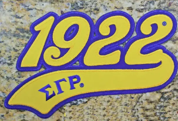 Sigma Gamma Rho "1922" With Tail Patch 1