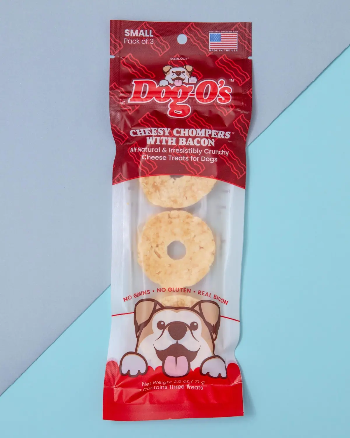 Bacon Cheesy Chompers Dog Treats (Made In The Usa) 1