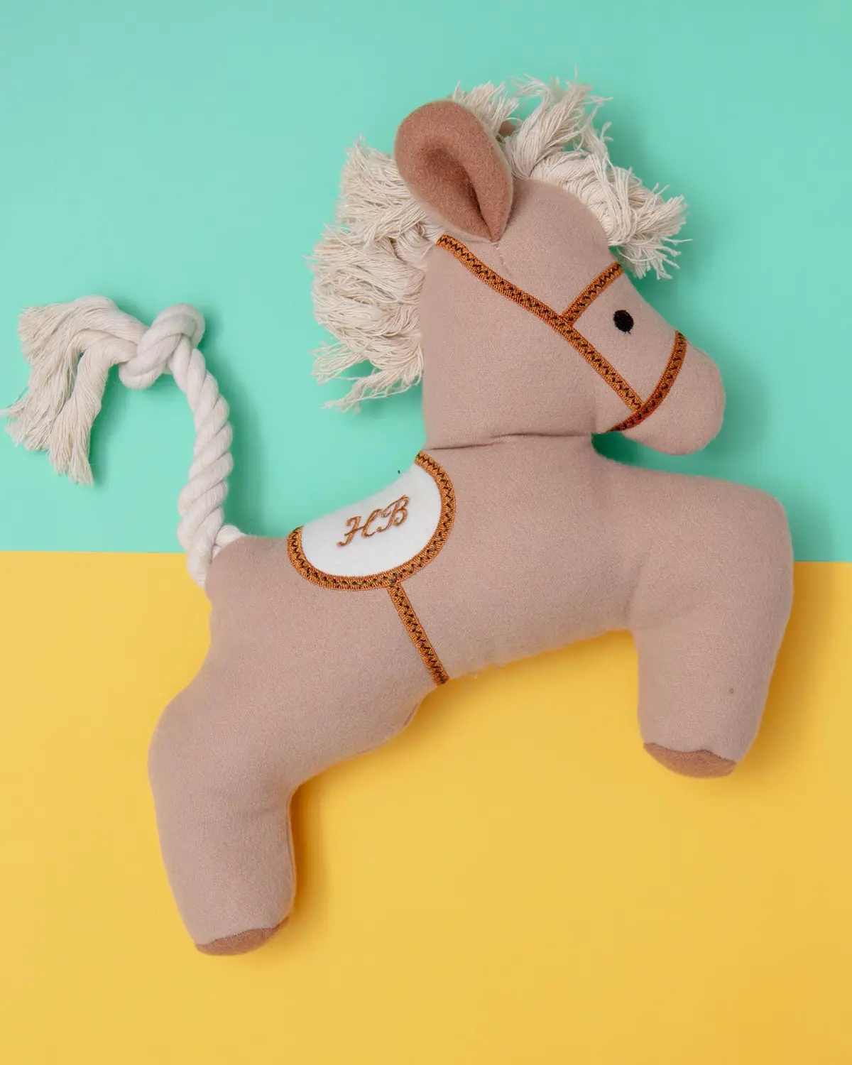 Off To The Races Horse Plush Dog Toy 1