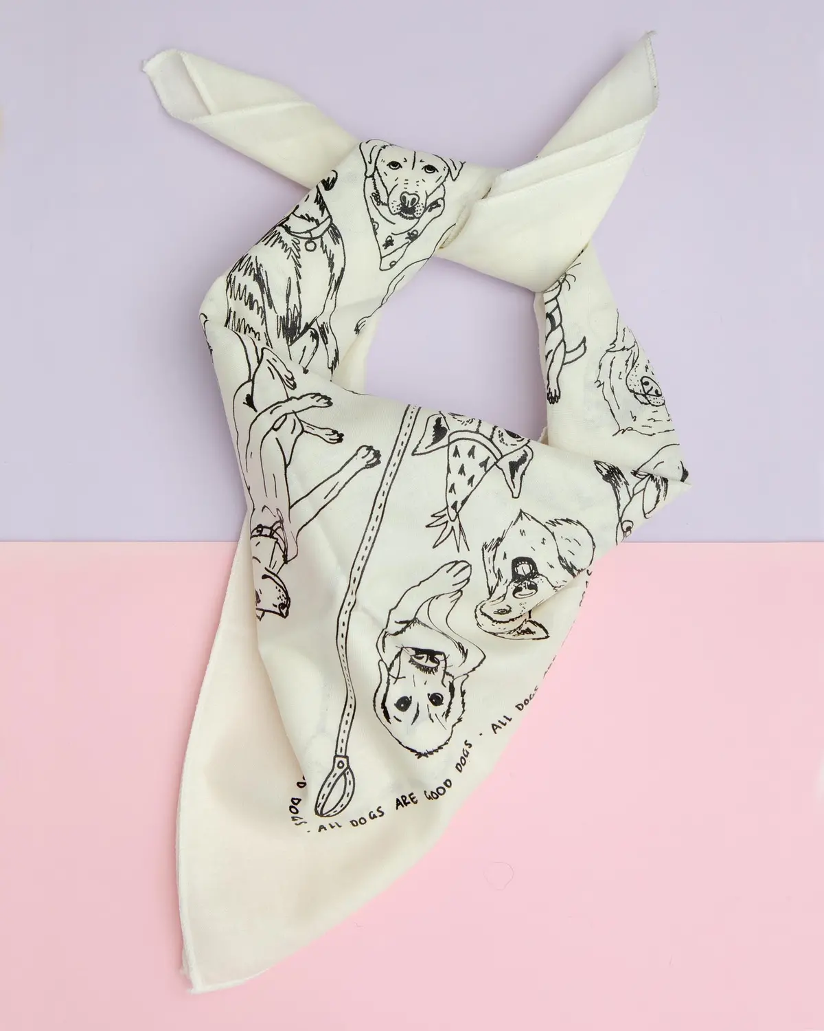 All Dogs Are Good Dogs Bandana<Br>(Made In The Usa) 1