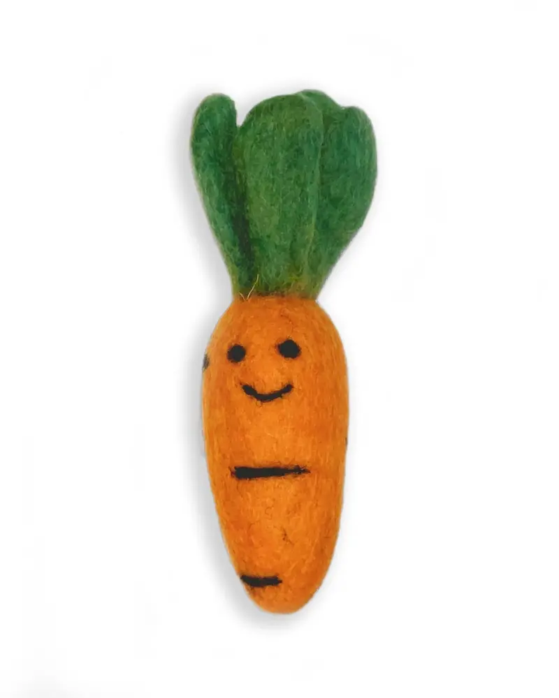 Carrot Wool Cat Toy 1
