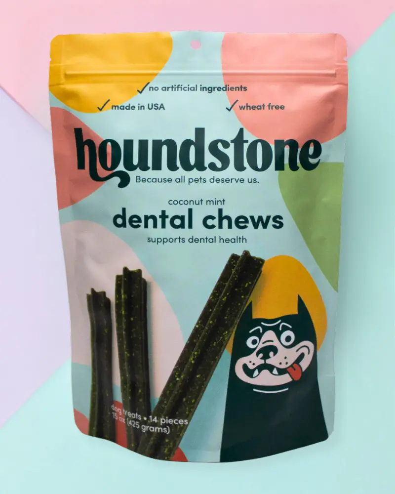 Coconut Mint Dental Dog Chews 1