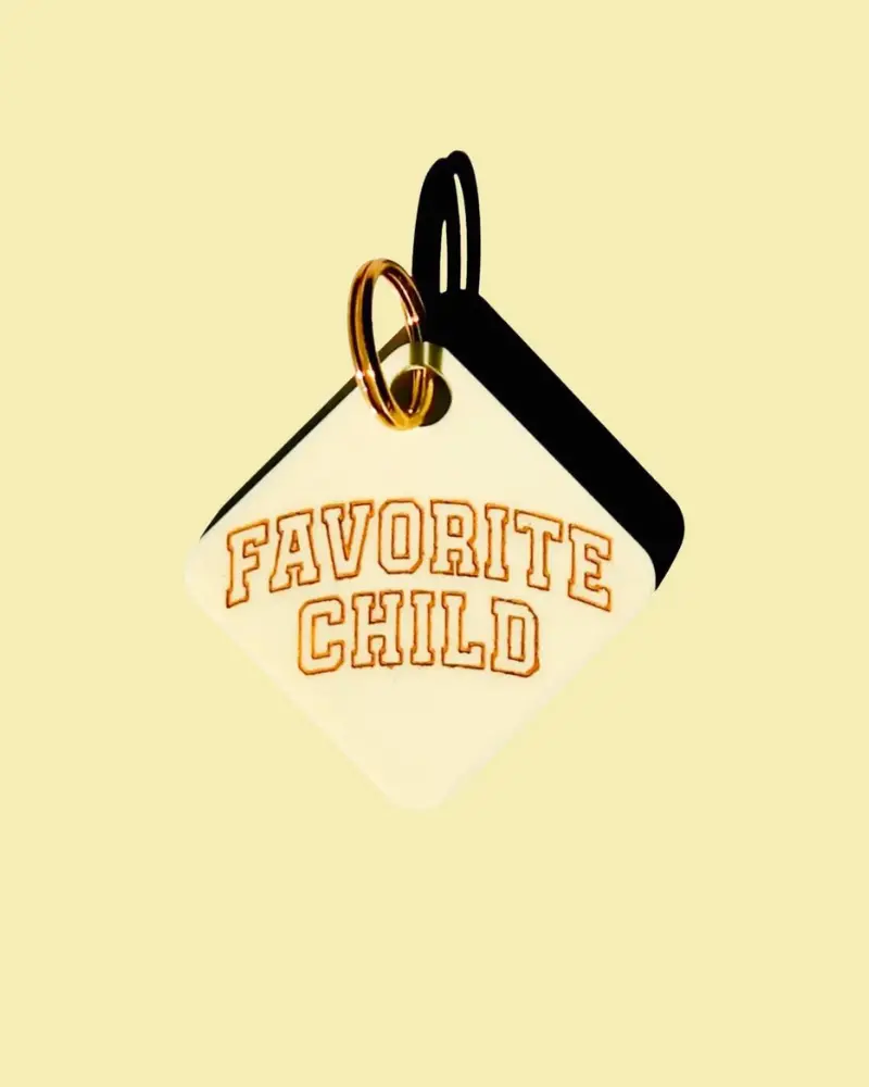 Favorite Child Acrylic Pet Tag 1