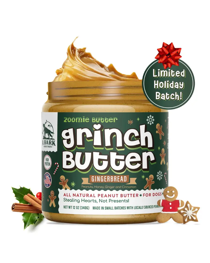 Grinch Butter All-Natural Dog Peanut Butter 1