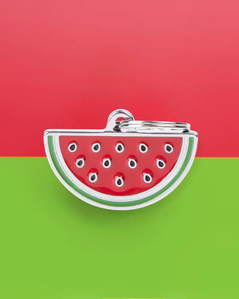 Watermelon Custom Pet Id Tag 1