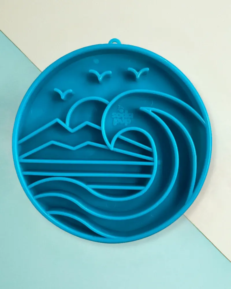 Baja Shallow Slow Feeder Dog Bowl (Made In The Usa) Final Sale 1