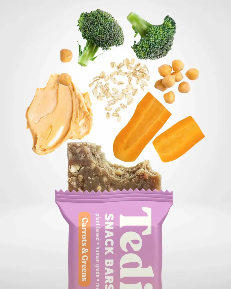 Carrots & Greens Snack Bar Dog Treat 1
