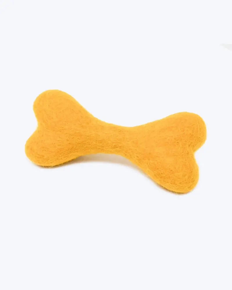 Wool Bone Dog Toy (Final Sale) 1