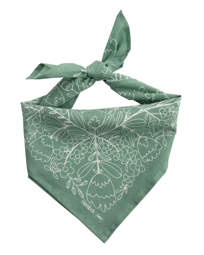 Ivy Bandana For Human & Dog (22"X22") 1