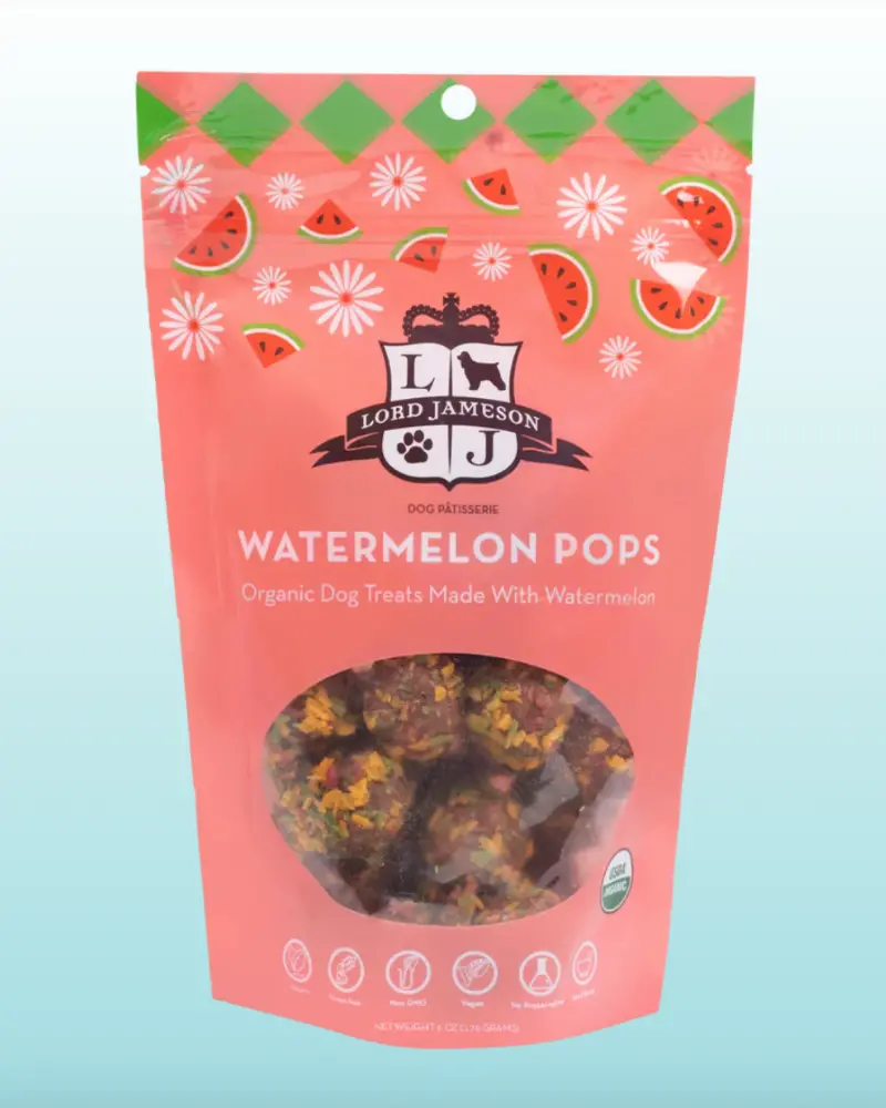 Watermelon Pops Organic Dog Treats 1
