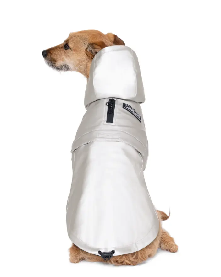 Cold Front Dog Raincoat In Silver (Final Sale) 1