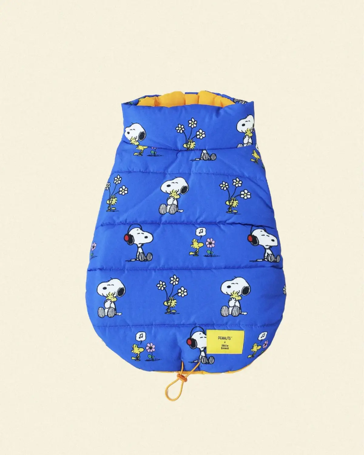 Snoopy And Woodstock Dog Puffer Jacket 1