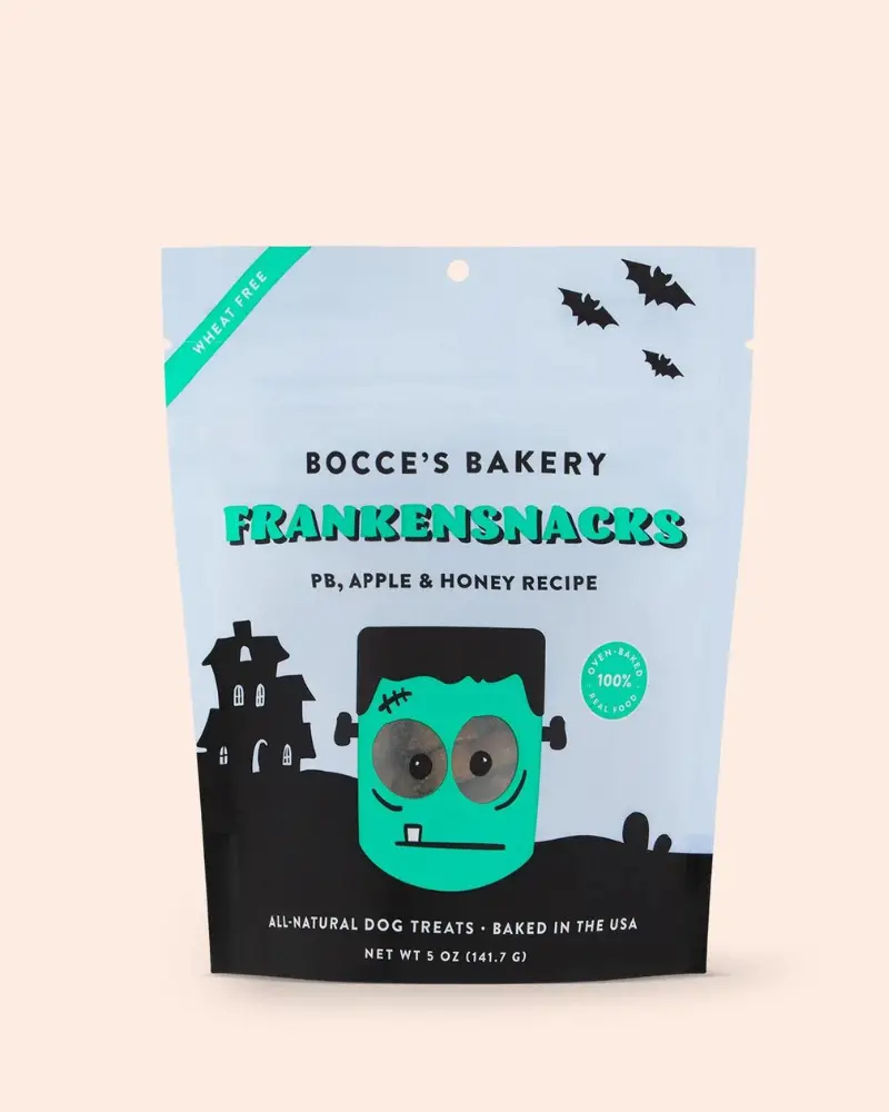 Pb, Apple & Honey Frankensnacks Dog Biscuits 1