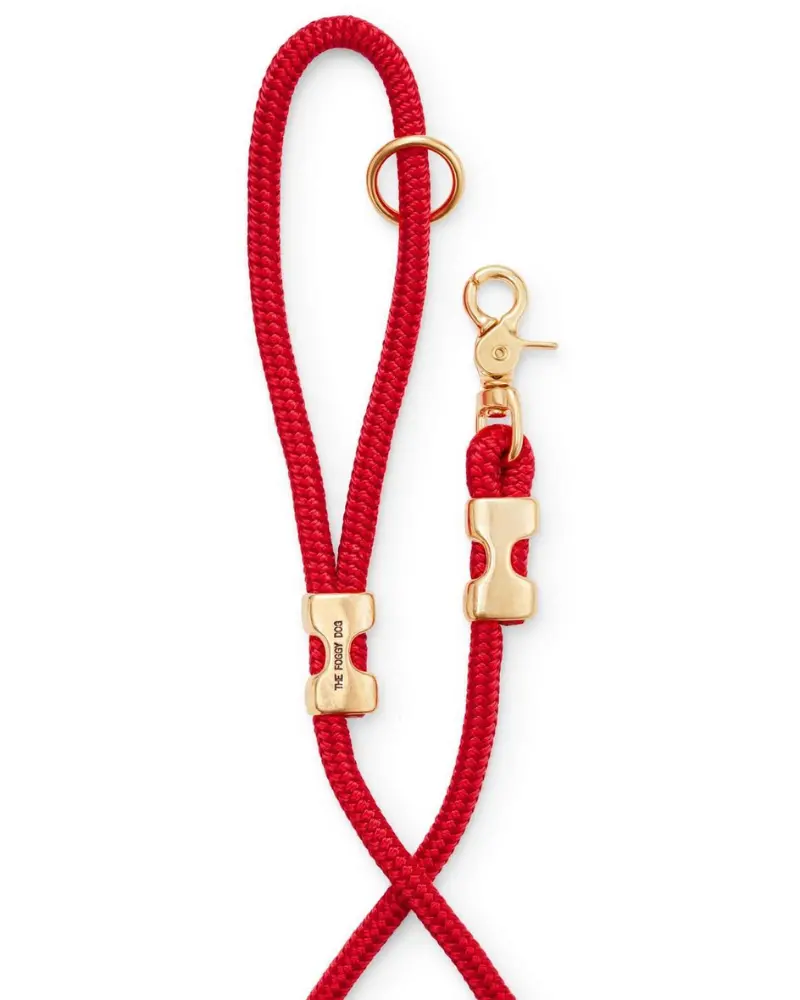 Ruby Red Marine Rope Dog Leash (Made In The Usa) 1