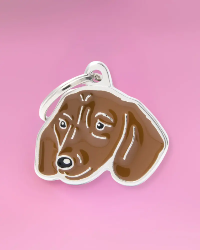 Dachshund Custom Pet Id Tag 1