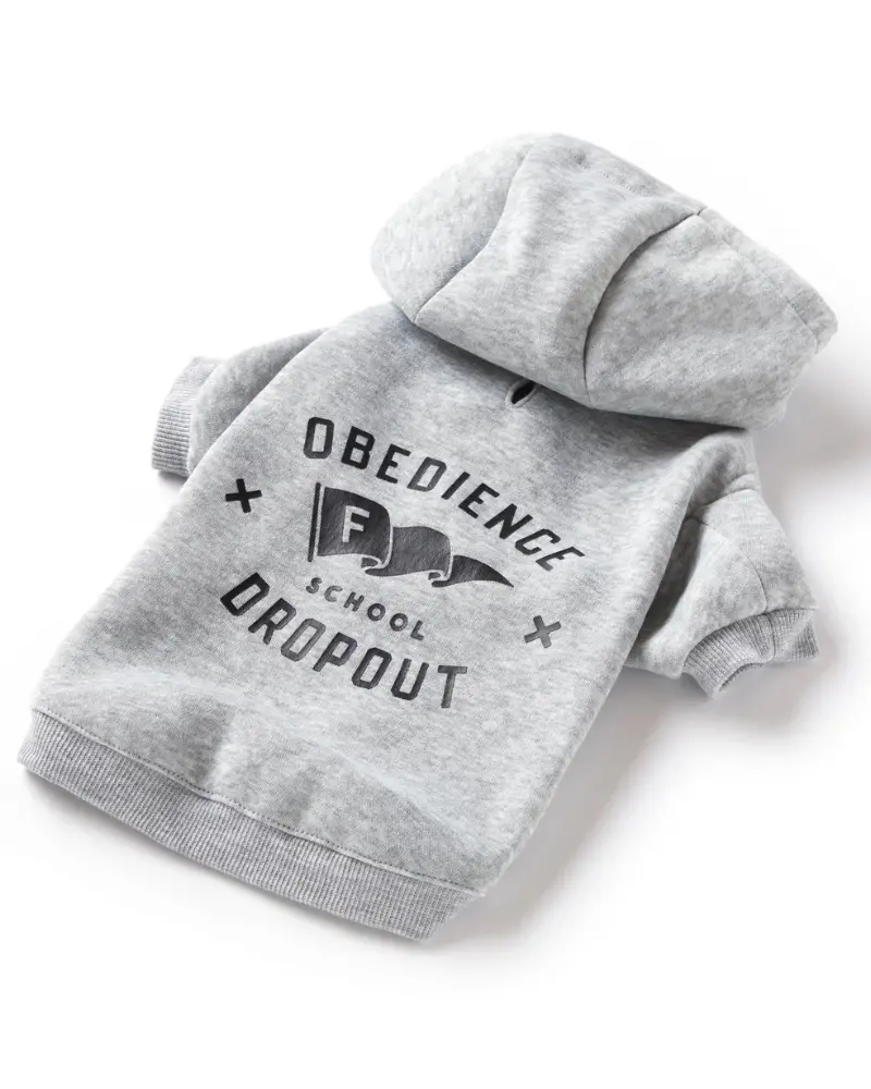 Obedience School Dropout Dog Hoodie (Final Sale) 1