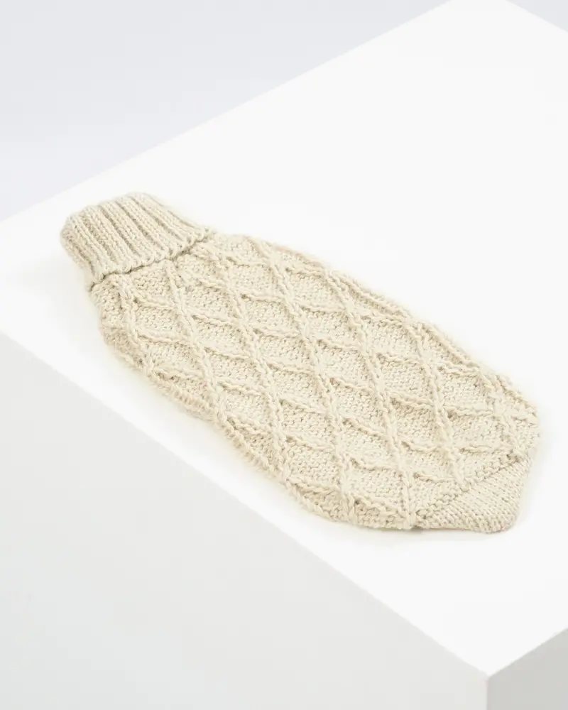Diamond Knit Alpaca Dog Sweater (Final Sale) 1