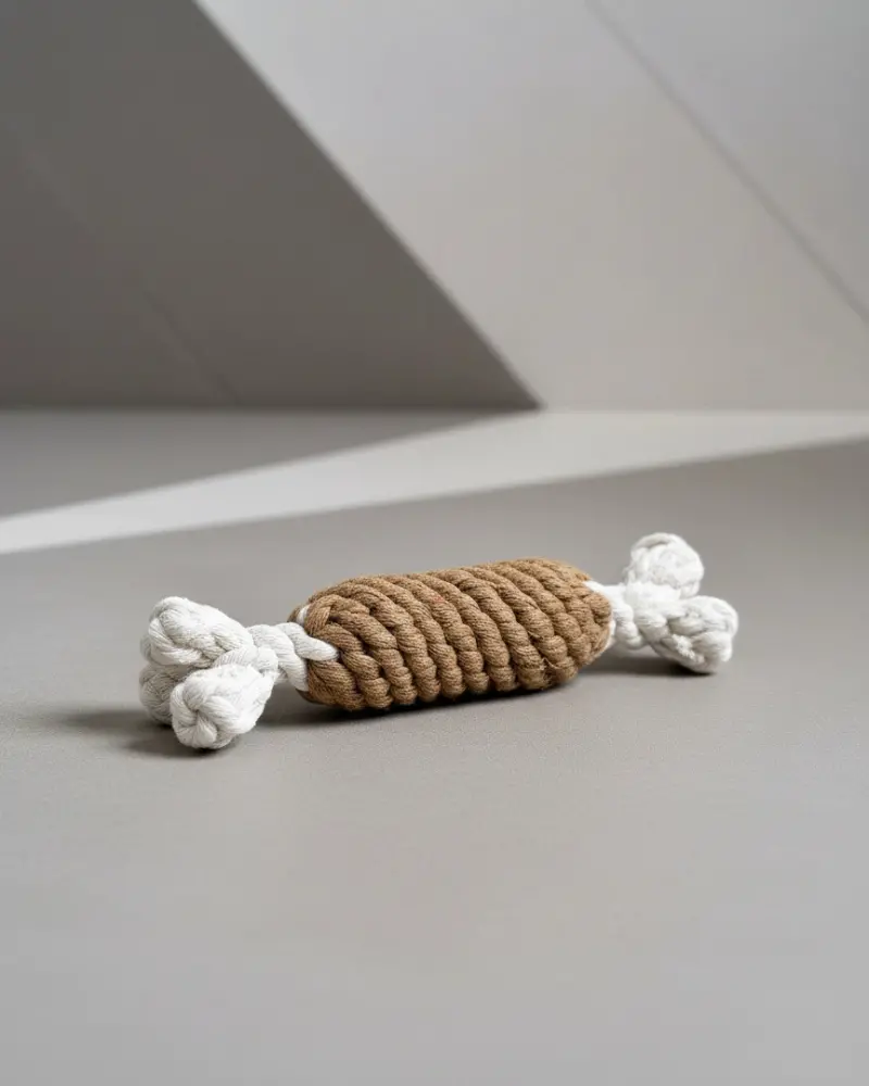 Smoked Ham Rope Dog Toy 1