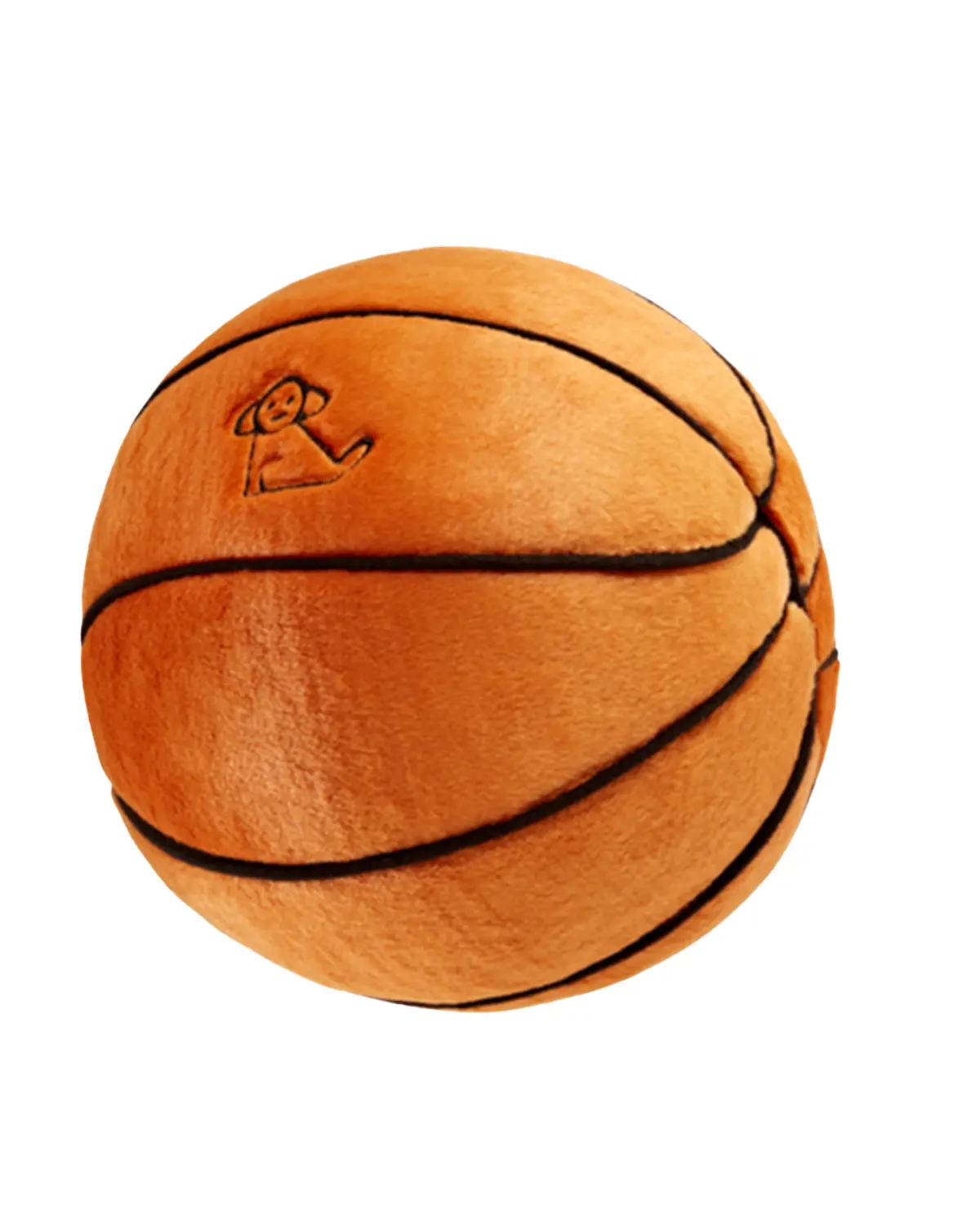 Basketball Squeaky Plush Dog Toy 1