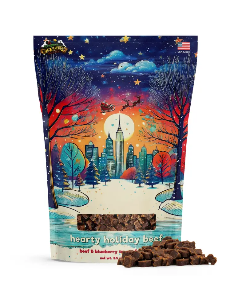 Hearty Holiday Beef Christmas Trainers Dog Treats 1