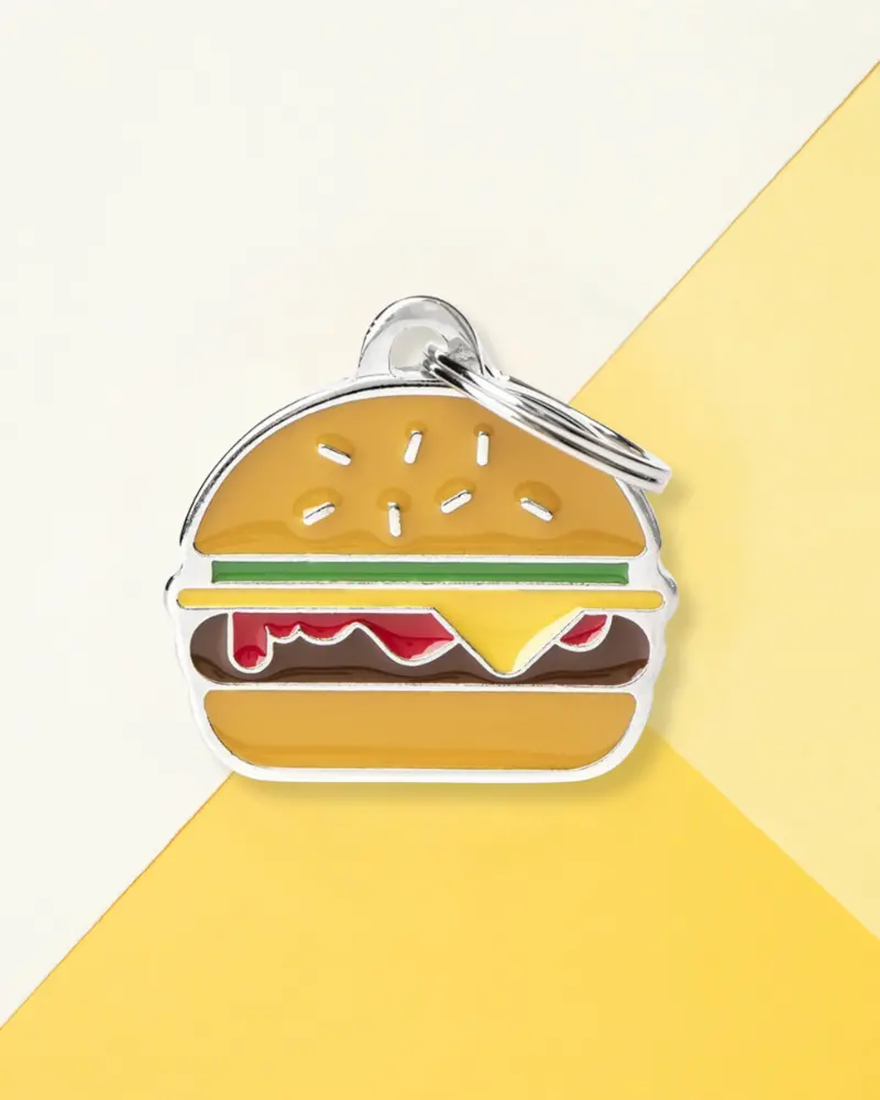 Buy Me A Burger Custom Pet Id Tag 1