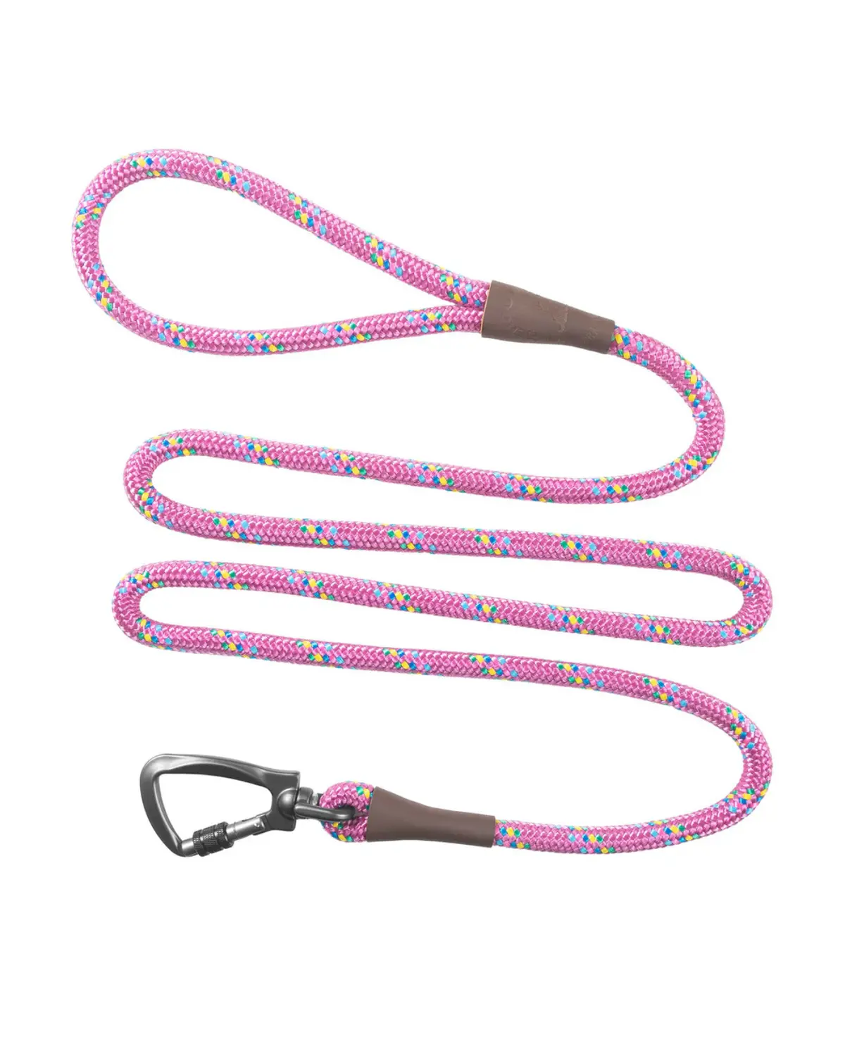 Carabiner Leash In Raspberry Confetti (Made In The Usa) 1